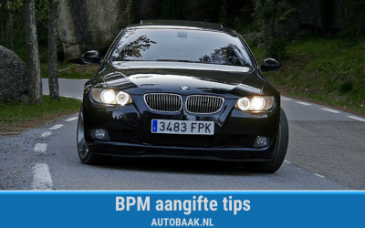 BPM rekening tips: aangifte doen als een pro