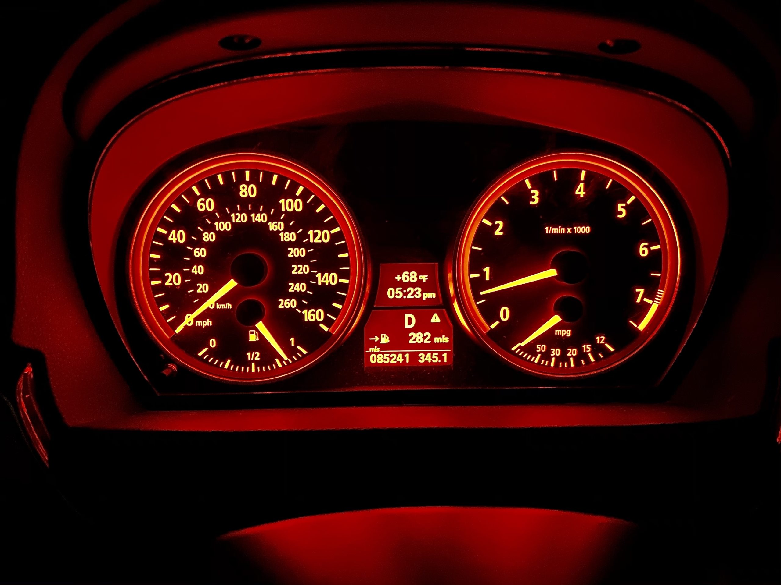 BMW 3 serie e90 klokken
