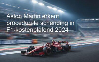 Aston Martin erkent procedurele schending in F1-kostenplafond 2024