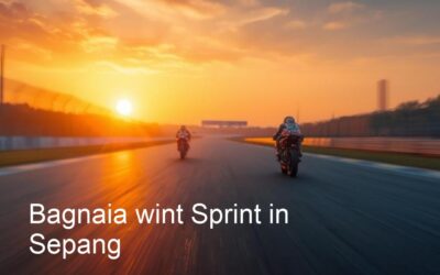 Bagnaia wint Sprint in Sepang