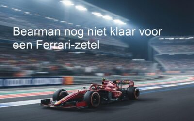 Bearman nog niet klaar voor een Ferrari-zetel