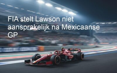 FIA stelt Lawson niet aansprakelijk na Mexicaanse GP