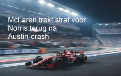 McLaren trekt straf voor Norris terug na Austin-crash