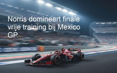 Norris domineert finale vrije training bij Mexico GP