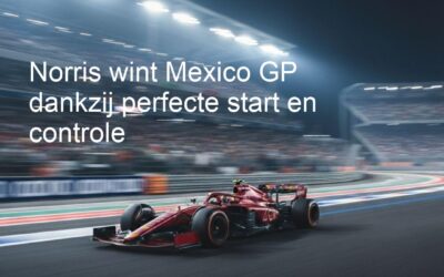 Norris wint Mexico GP dankzij perfecte start en controle