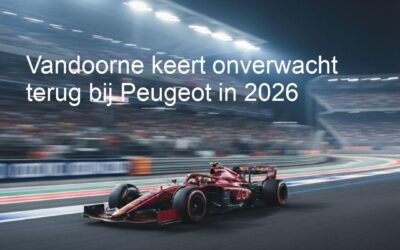 Vandoorne keert onverwacht terug bij Peugeot in 2026