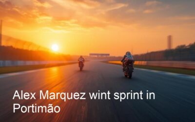 Alex Marquez wint sprint in Portimão