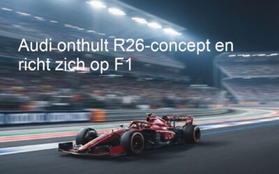 Audi onthult R26-concept en richt zich op F1
