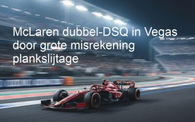 McLaren dubbel-DSQ in Vegas door grote misrekening plankslijtage