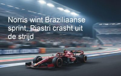 Norris wint Braziliaanse sprint, Piastri crasht uit de strijd