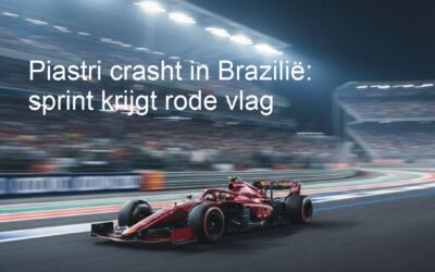 Piastri crasht in Brazilië: sprint krijgt rode vlag
