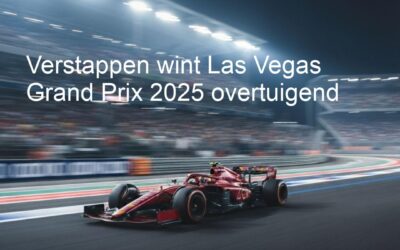 Verstappen wint Las Vegas Grand Prix 2025 overtuigend